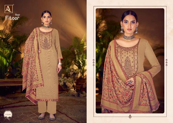 Alok Fitoor Embroidery Wear Pashmina Winter Dress Material